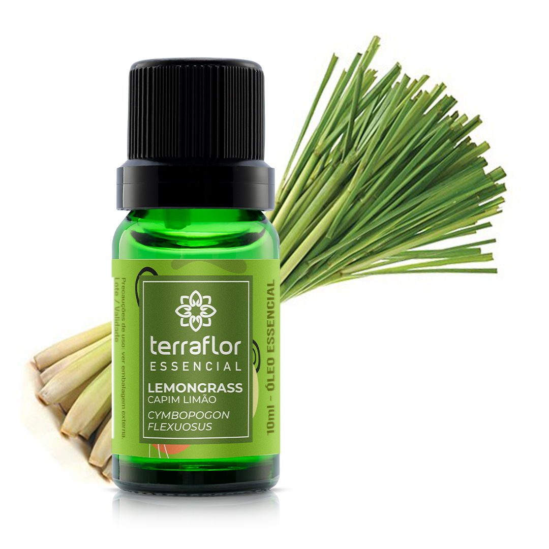 Óleo essencial Lemongrass Capim Limão Terra Flor