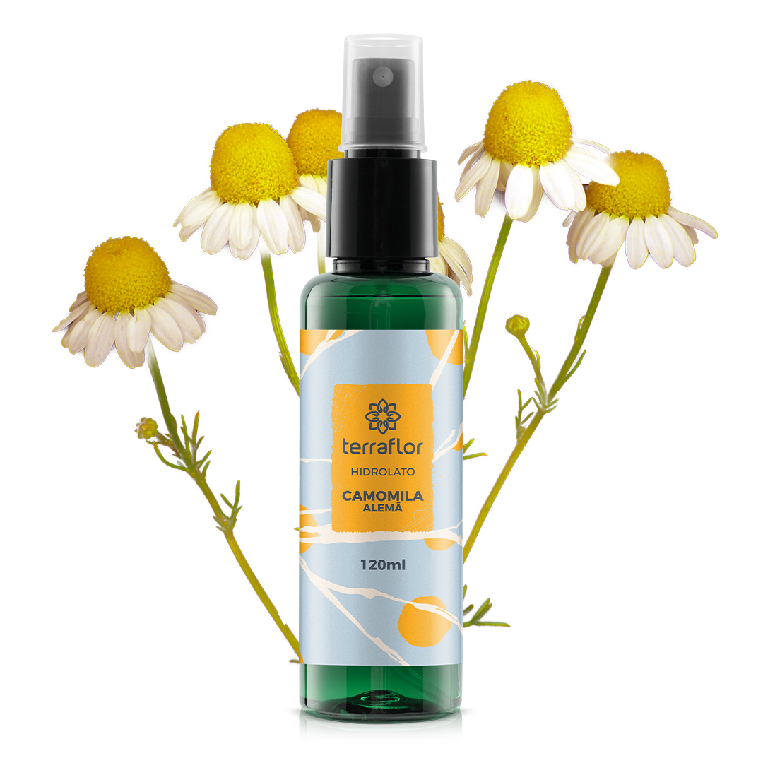 Hidrolato de Camomila Alemã Azul (água floral) terra-flor
