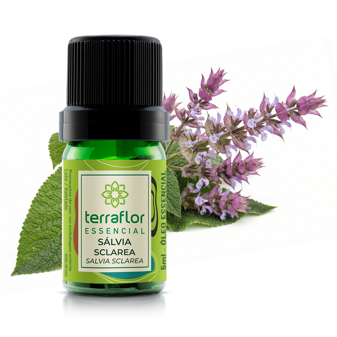 Óleo essencial Sálvia Sclarea Terra Flor