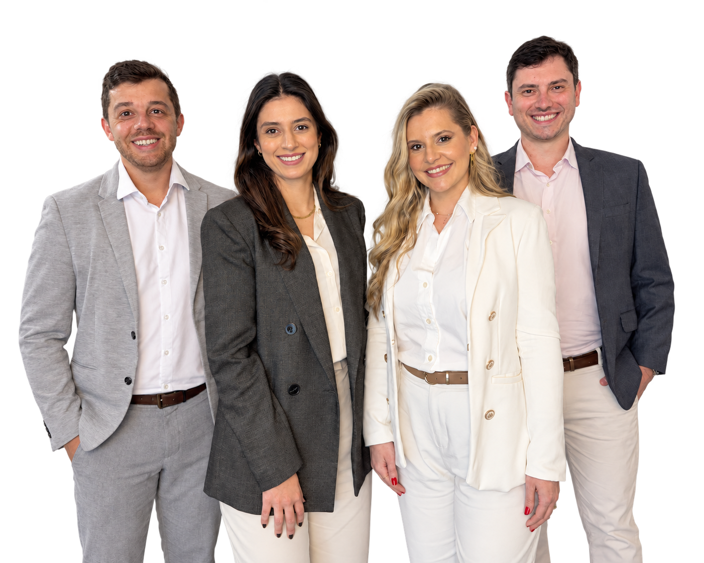 Dra. Isabele Denk, Dr. Artur de São Thiago Gomes, Dra. Ana Paula Godoy Finger e Dr. Vinícius Dalmoro