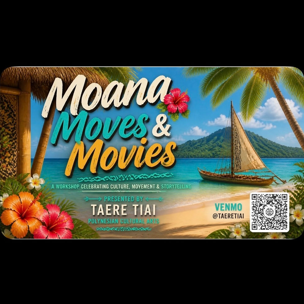 2026 Moana Moves & Movies Summer Workshop