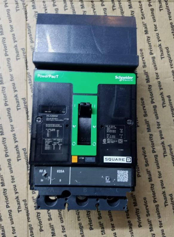 HGA36050 SQUARE D POWERPACT 50AMP 600V 3POLE