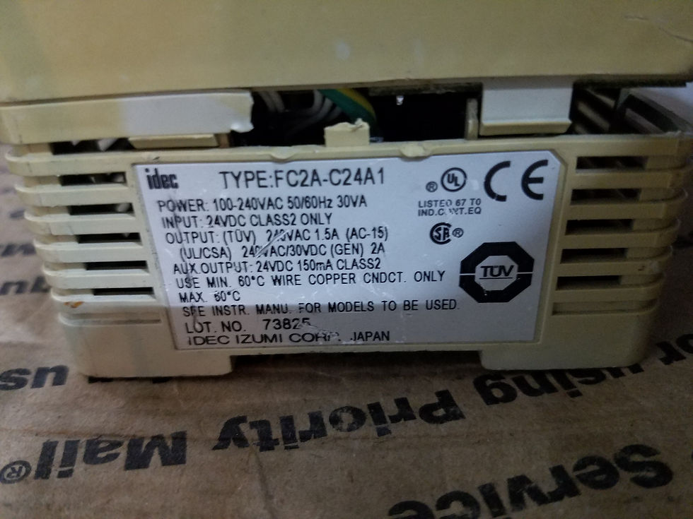 Thumbnail: IDEC TYPE FC2A C24A1 Micro3 PLC