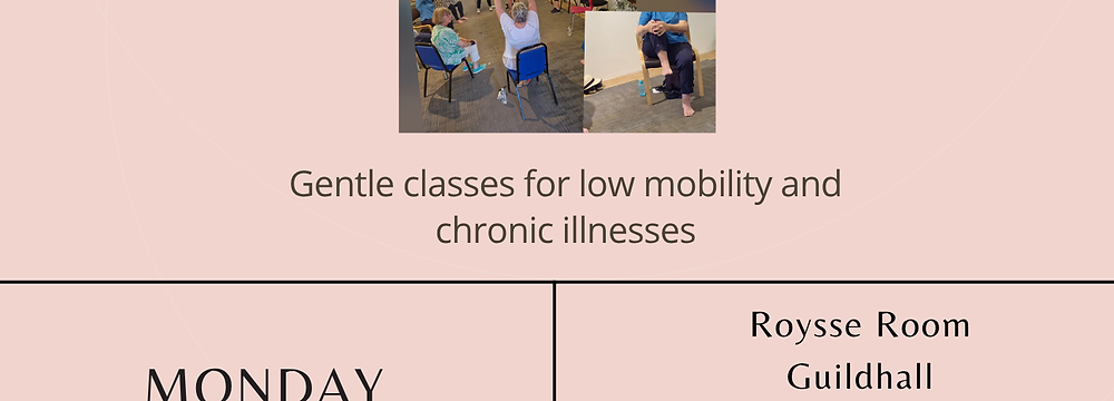 Chair based and affordable Yoga if you can't attend regular classes