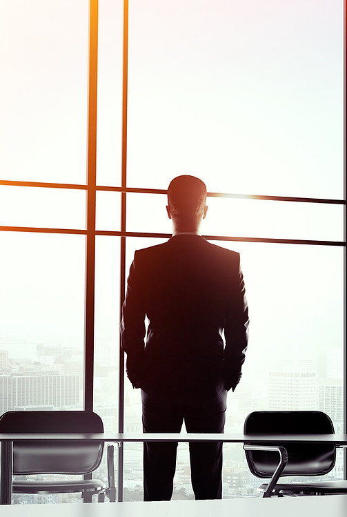 Businessperson in Office