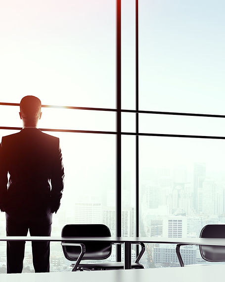 Looking Out of a Skyscaper