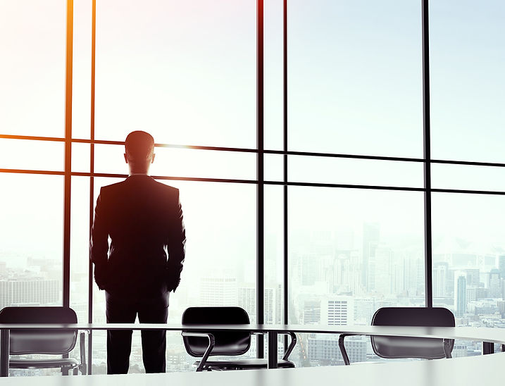 Looking Out of a Skyscaper