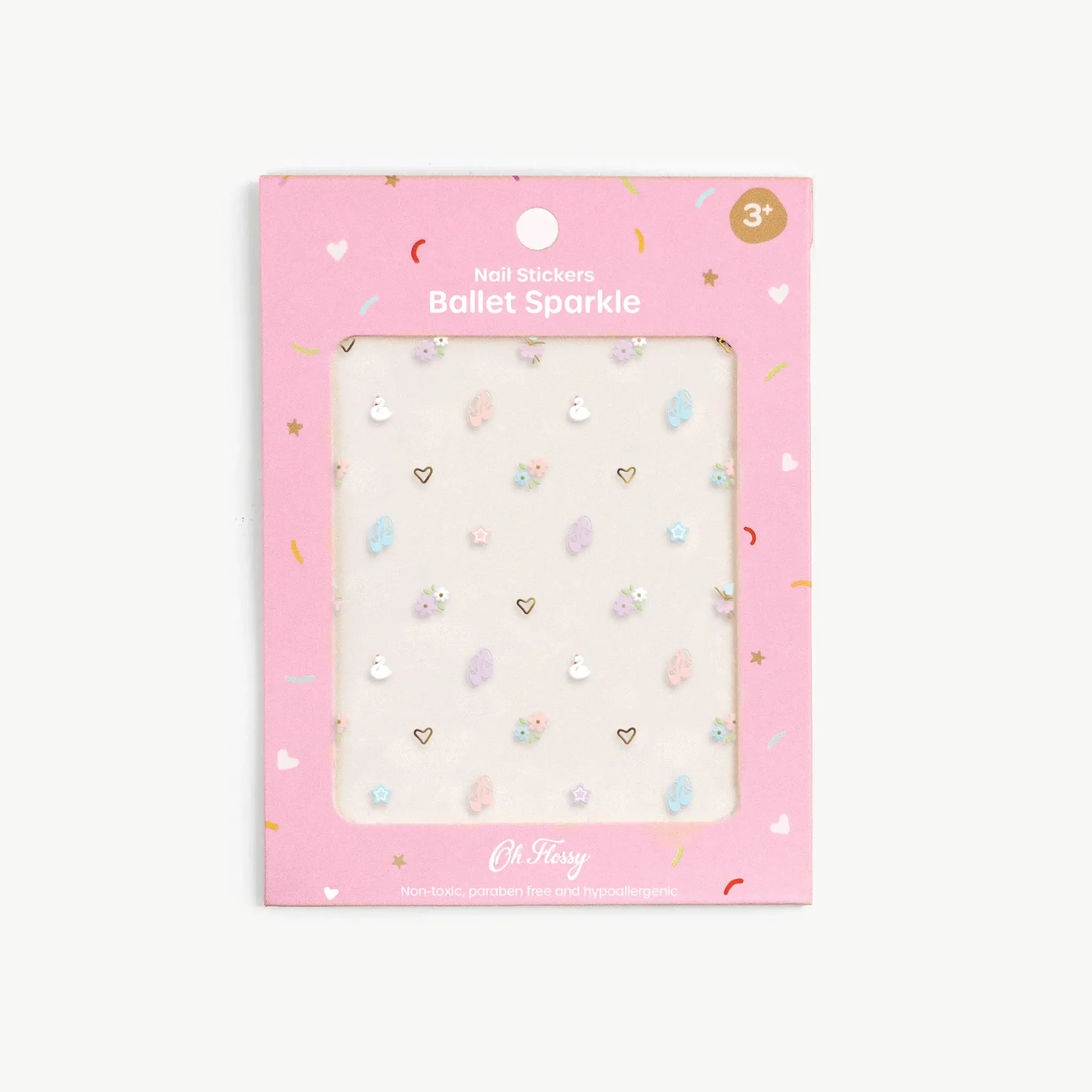 OH FLOSSY Nail Stickers Ballet Sparkle