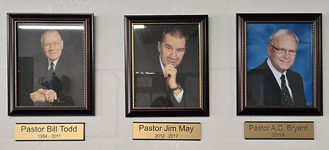Charity Baptist Church history of Pastors