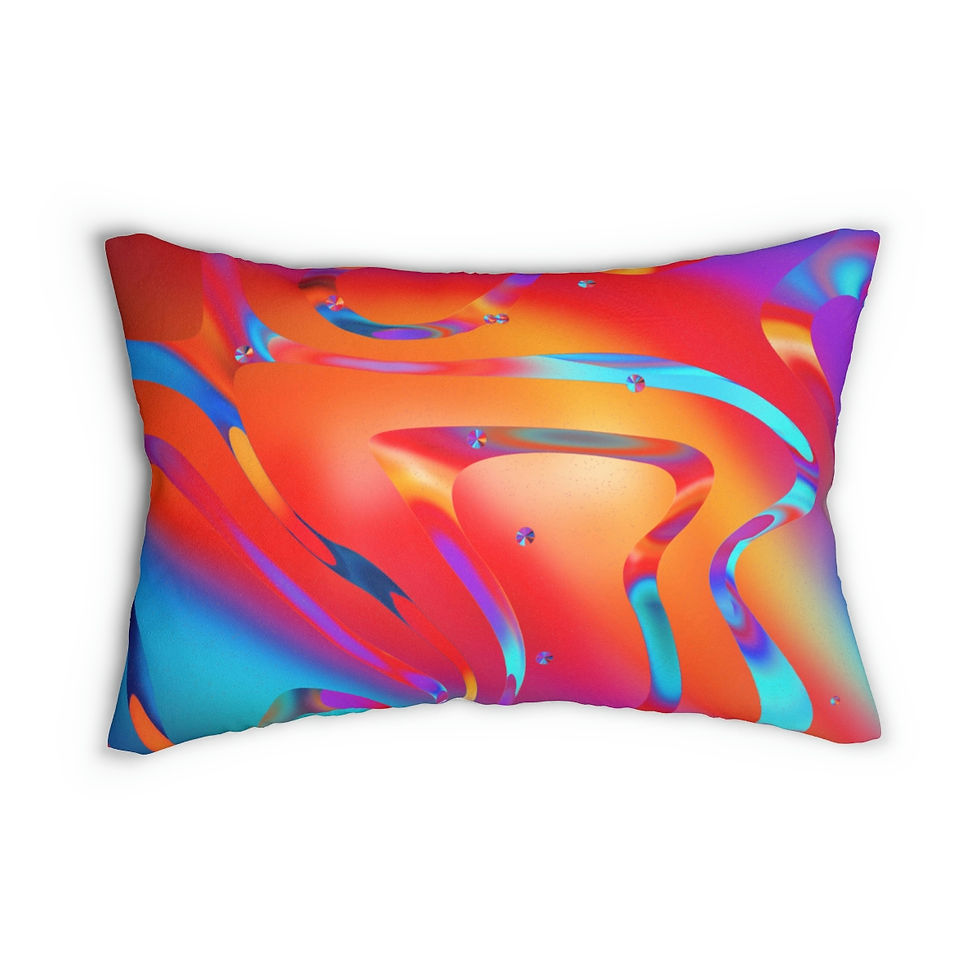 Spun Polyester Lumbar Pillow