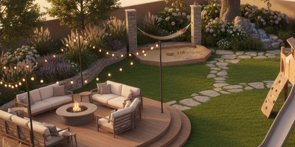 landscape family zone design