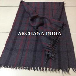 60% WOOL CHECKS PLAID SHODDY BLANKETS AR
