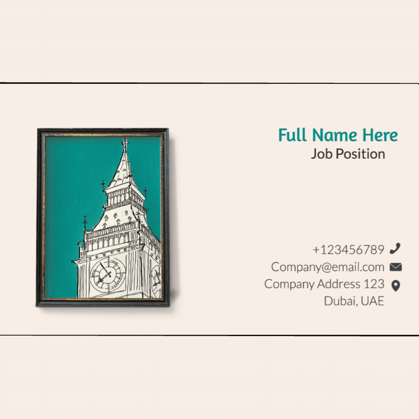 Framing Business Cards 