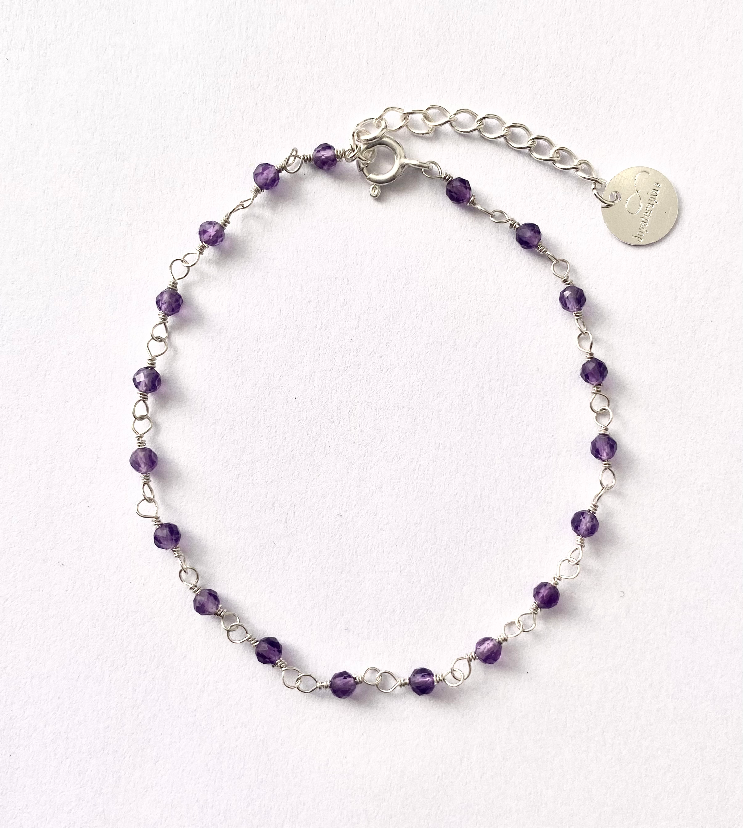 Pulsera amatista silver