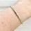 Miniatura: Pulsera estrellita peridoto silver