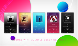 Sweet Music app layouts