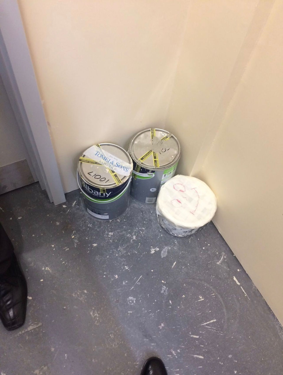 Albany paint Harrods department store Knightsbridge 