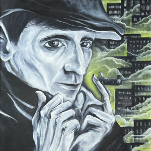 homme fumant le cigare