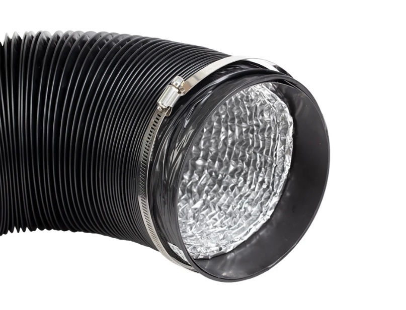 Miniatura: Manguera flexible  de plástico para extracción Diam. 150 mm, largo 2 mts 