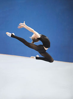 Gymnast Jumping