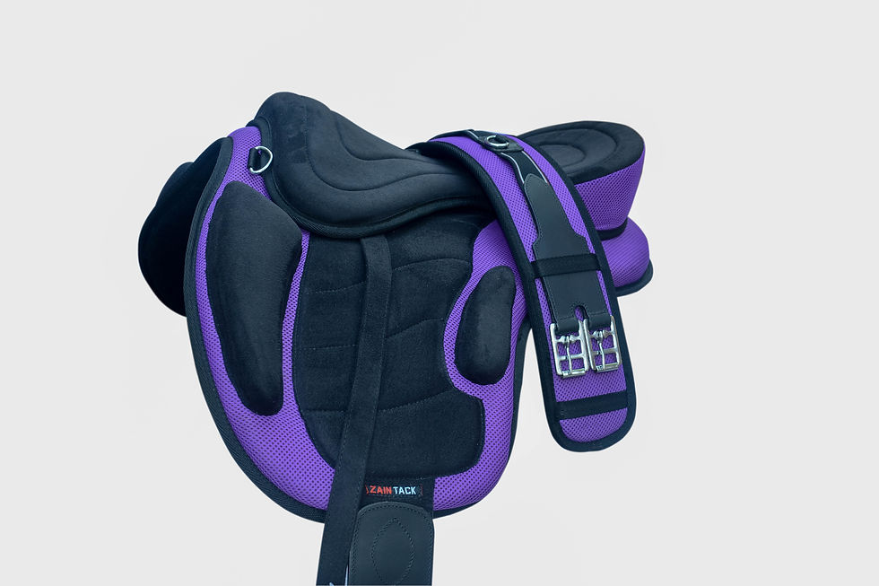 Miniature : All Purpose Treeless Horse Saddle with free Girth