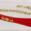 Thumbnail: HEAVY DUTY LEATHER HANDLE DOG CHAIN LEAD WITH SOLID BRASS FITTING IN 6 COLORS