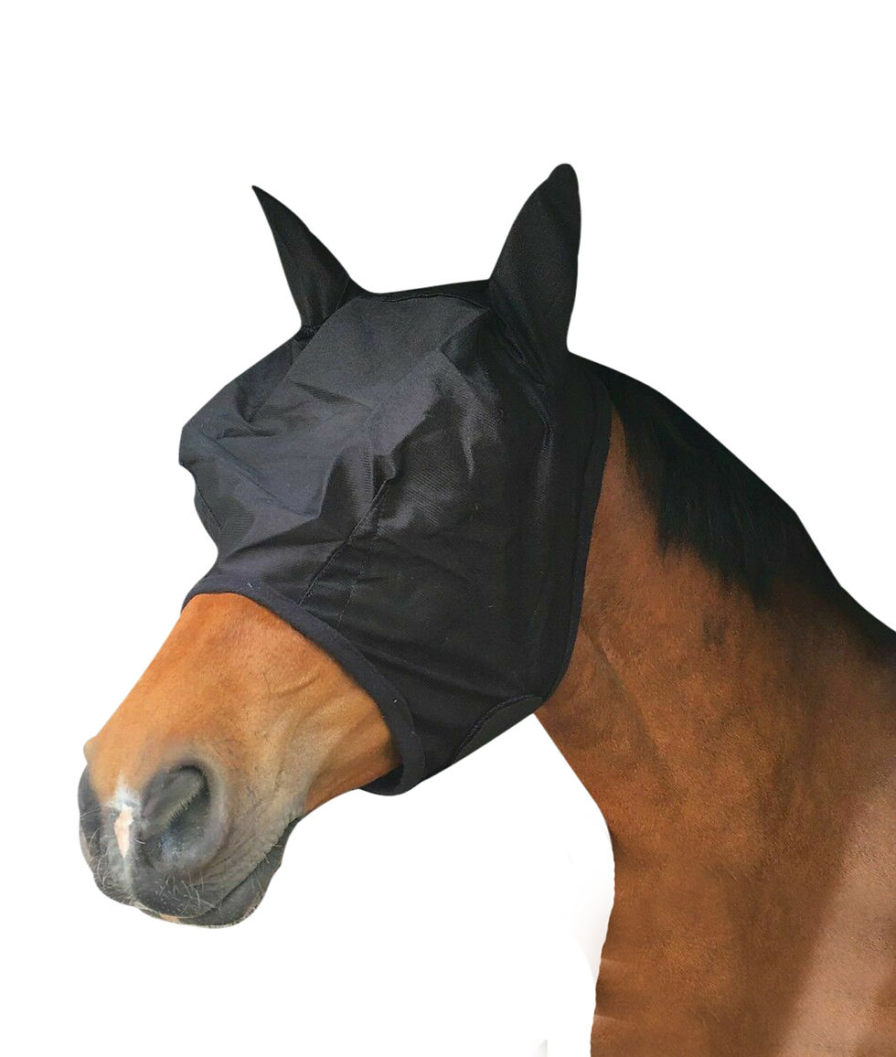 Miniaturbild: HEAVY MESH FLY MASK WITH EARS PONY/ COB/ FULL FLYMASK HORSE HOOD, DIFFERENT SIZE