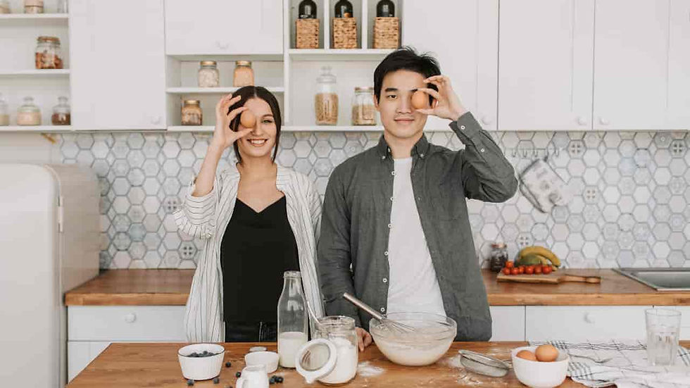 壁付けから対面キッチンに変更