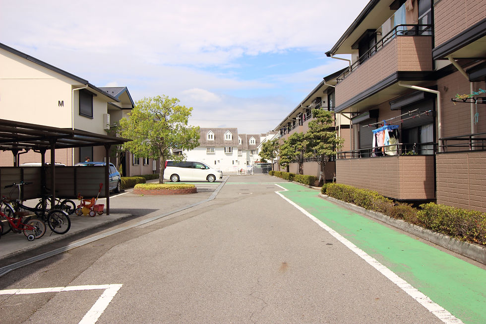 アパート全体が一つの街のような感じです。
