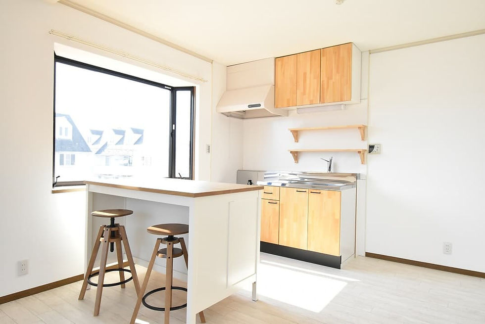 最上階角部屋×カフェキッチン｜グレイスロイヤルM205号室で理想の暮らしを実現

