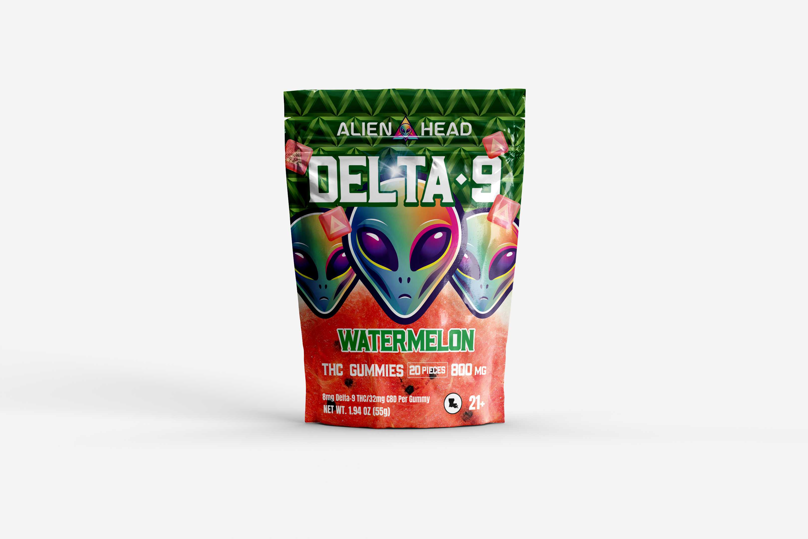 Alien Head Delta 9 - Watermelon