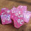 Thumbnail: Pink translucent dice set