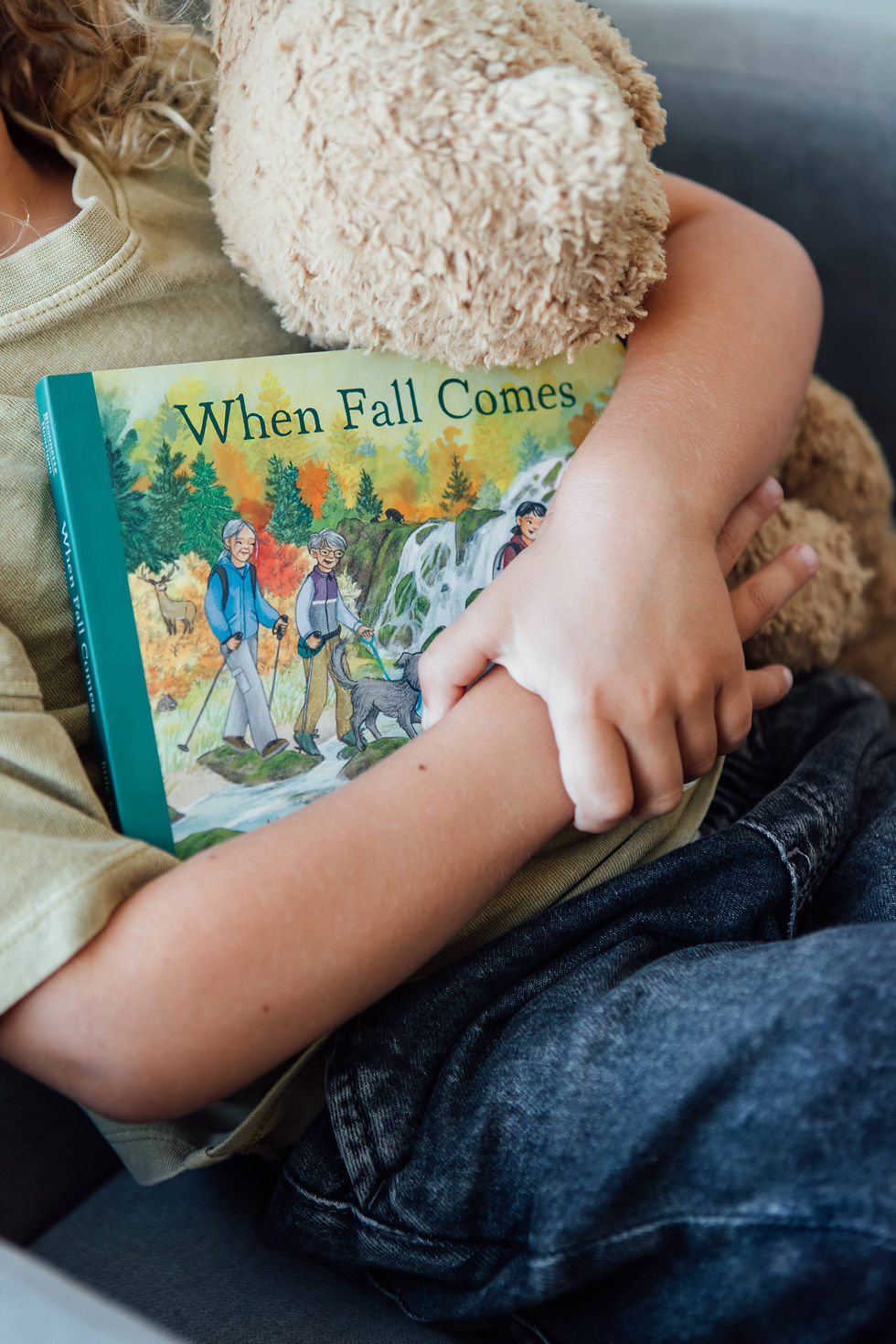 Thumbnail: Blue Star Press - When Fall Comes: A Seasonal Board Book for Kids