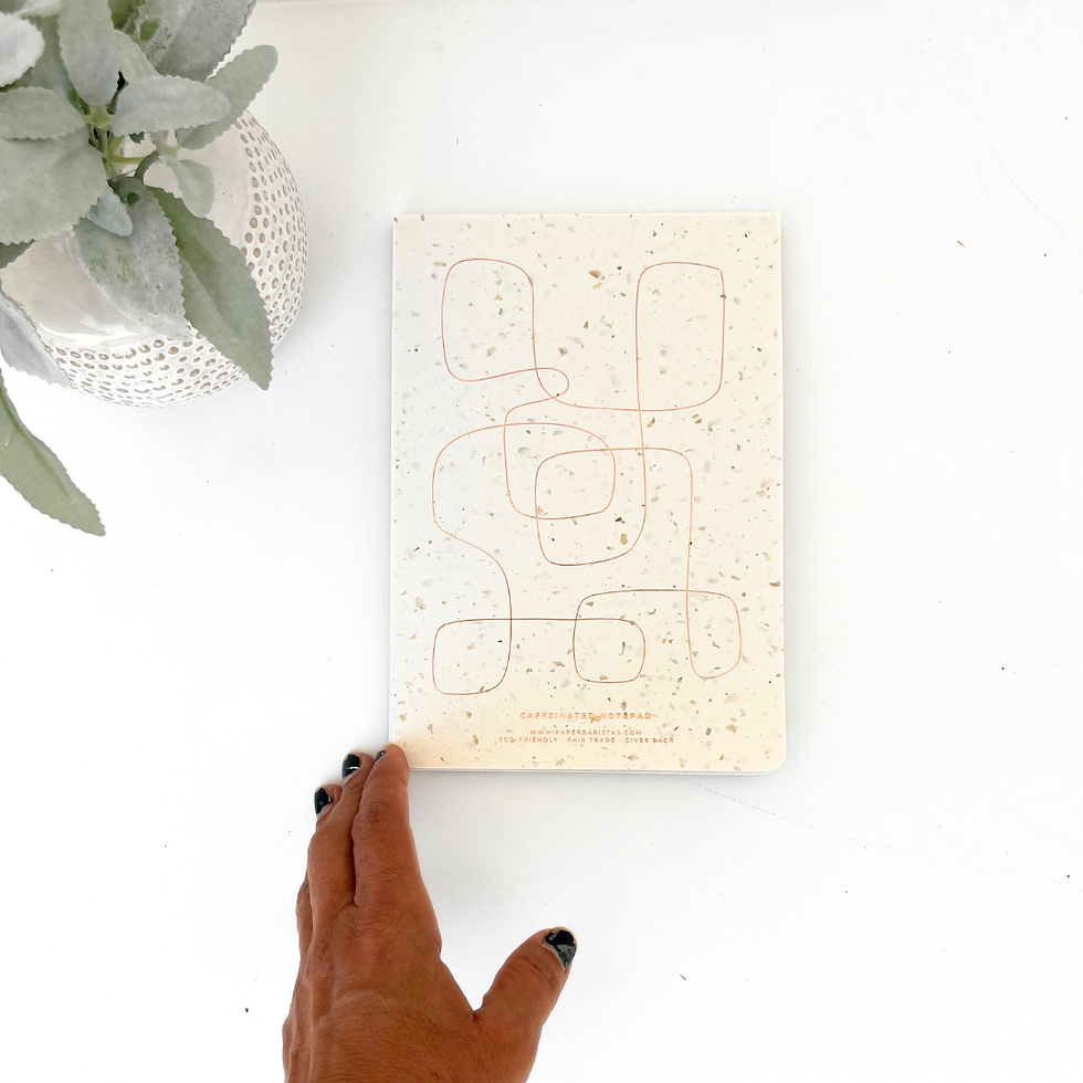 Thumbnail: Paper Baristas - Journal | Recycle Coffee Bean Grounds Paper