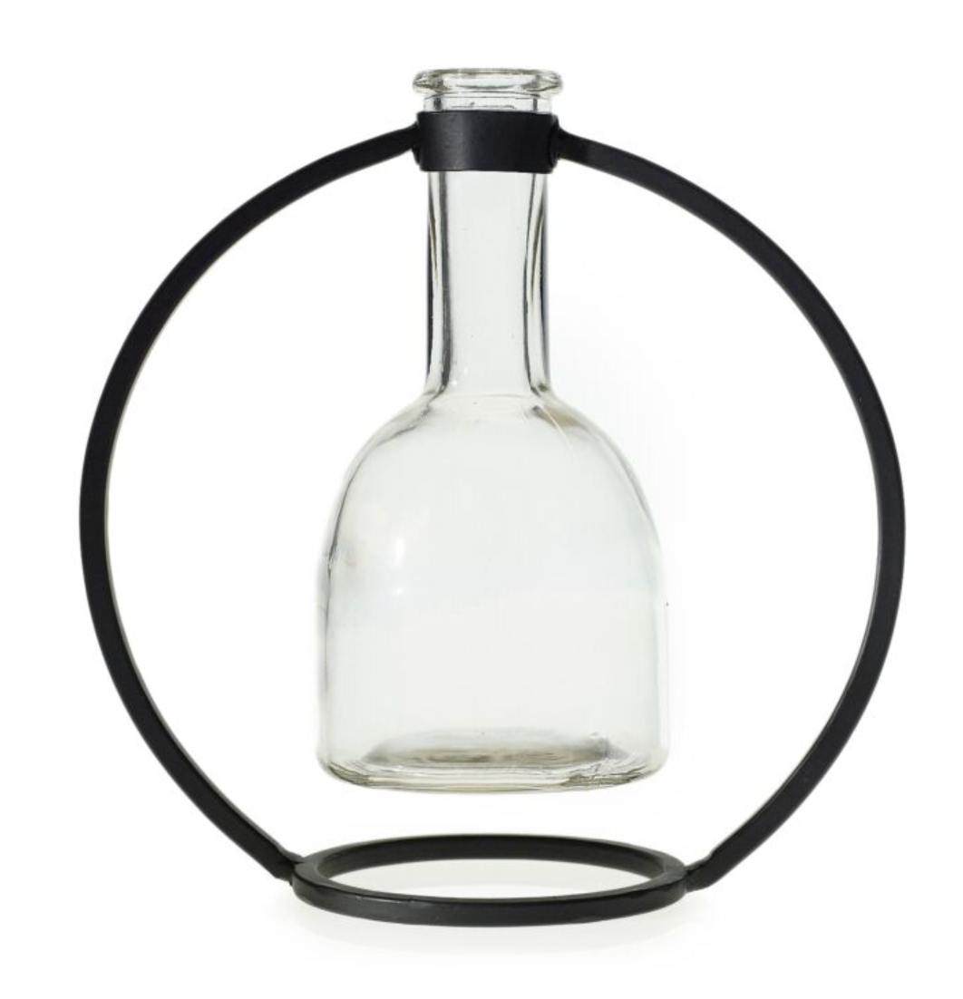 Black Frame Bud Vase: Tall