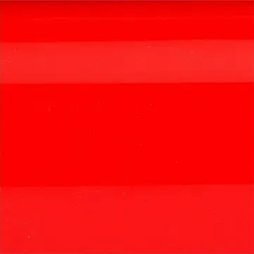 High gloss hot rod red