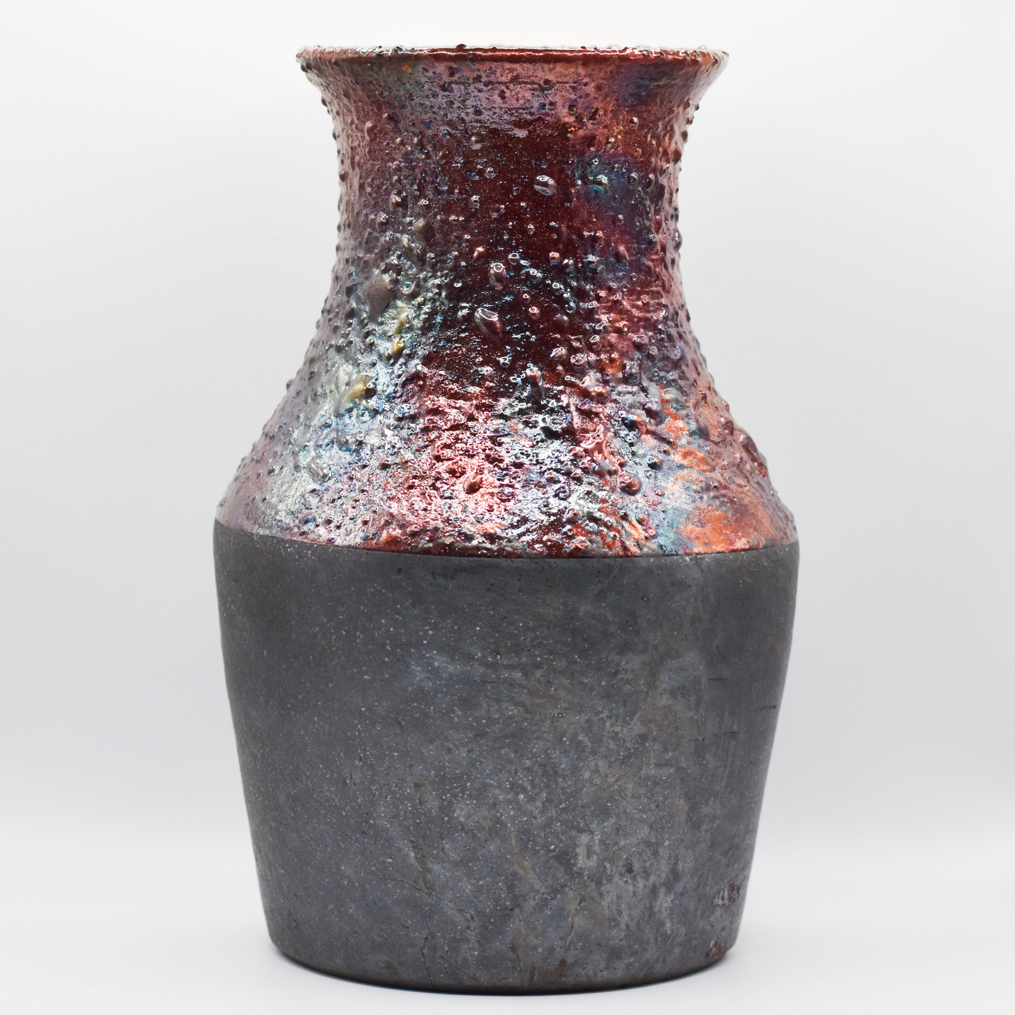 Raku Vase