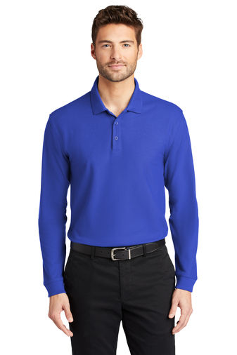 Thumbnail: Licensed Kairos Inside K100LS Long Sleeve Core Classic Pique Polo