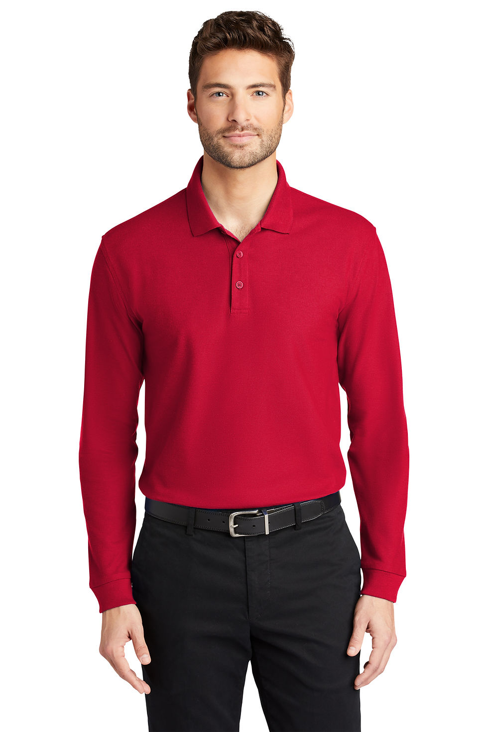 Thumbnail: Licensed Kairos Inside K100LS Long Sleeve Core Classic Pique Polo