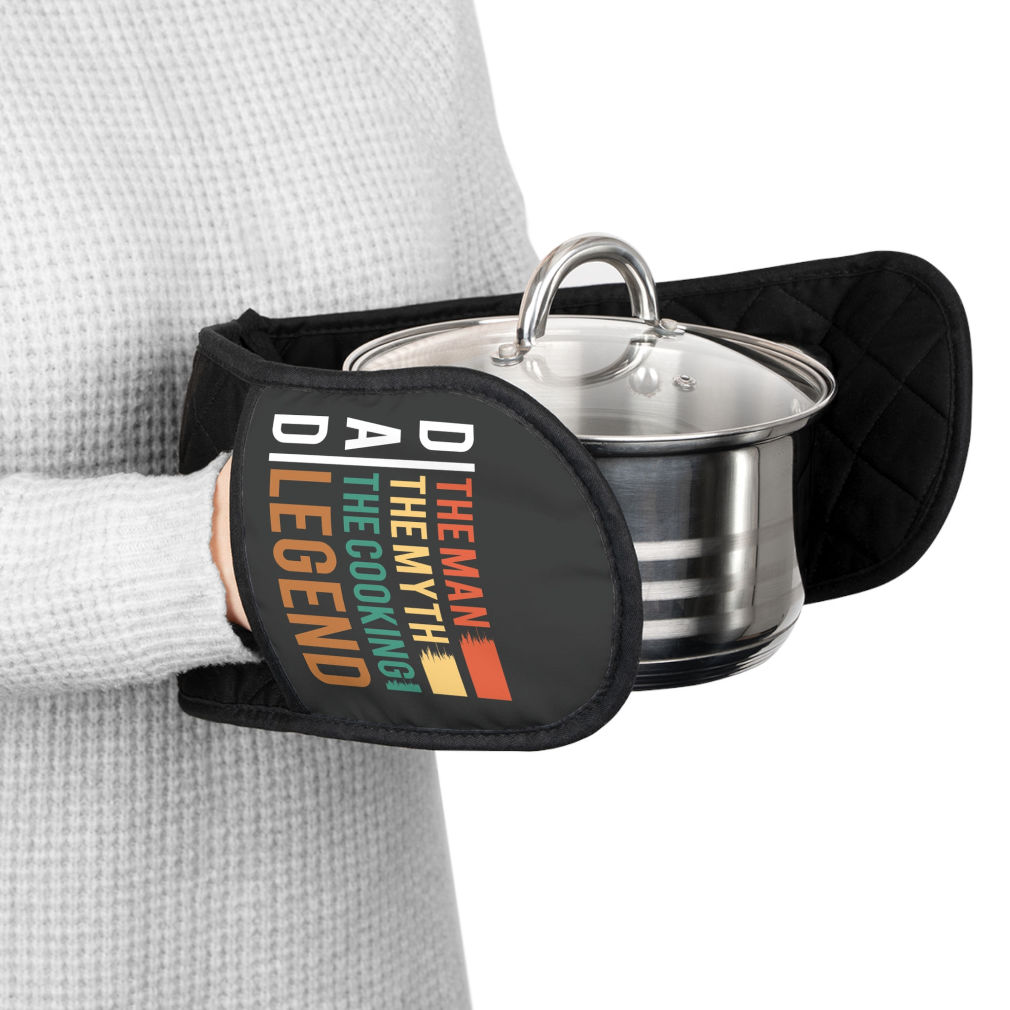 Father's Day gift, double oven mitts, Dads Grill BBQ