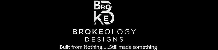 brokeology designs logo banner