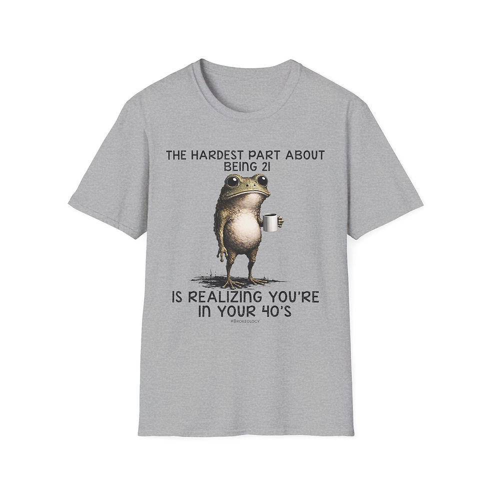 Thumbnail: Graphic Shirt the hardest part about being 21 is realizing you're in your 40s