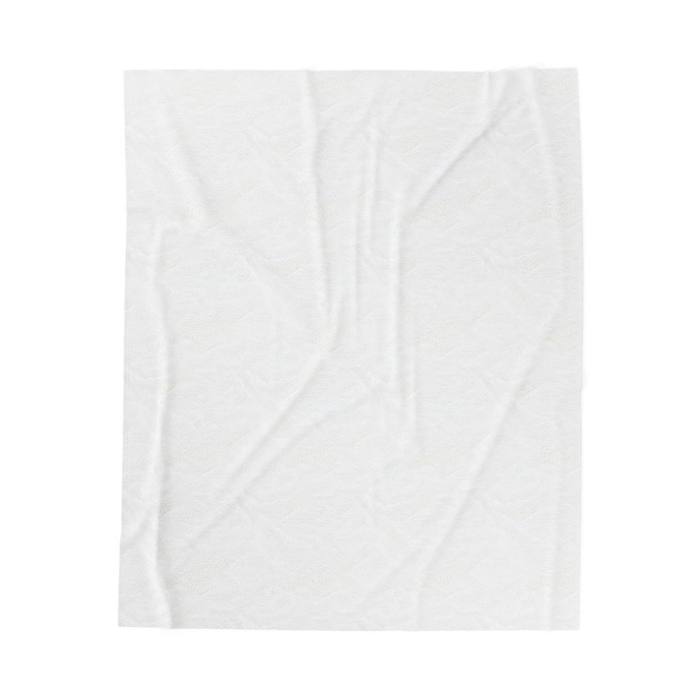 Thumbnail: Velveteen Plush Blanket — "Happy Camper" Retro Camper Van Throw