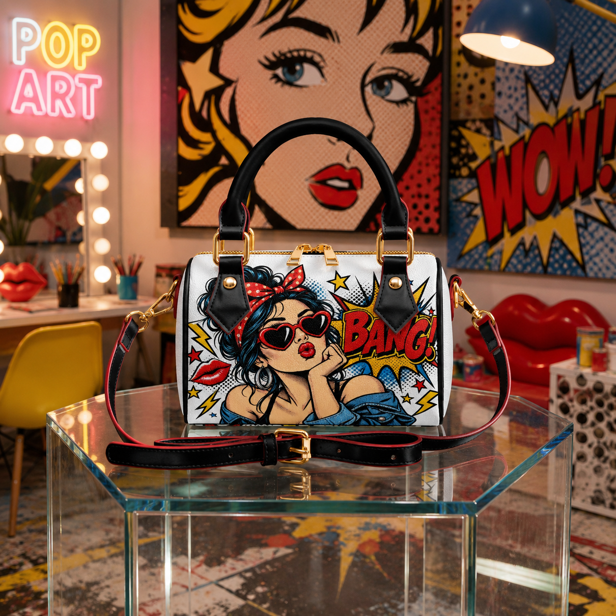 Pop Art BANG 1292. Chic Crossbody Bag
