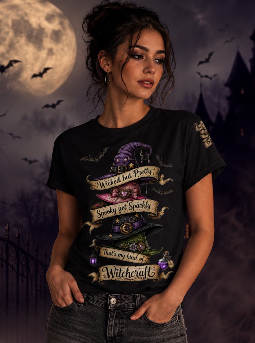 Thats my kind of witchcraft, Halloween Pure Cotton Unisex T-Shirt