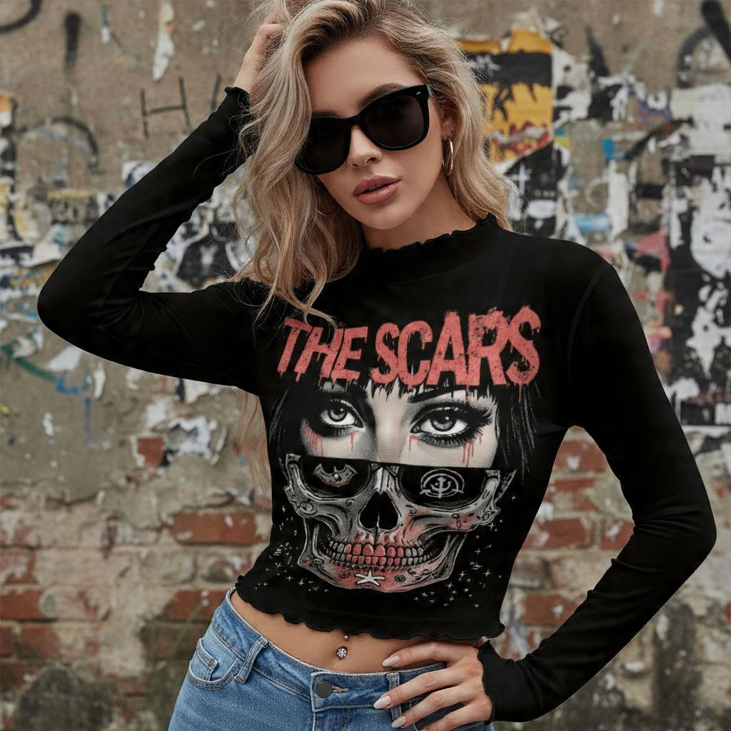 The Scars, Graphic Women's Mesh T-shirt