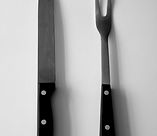 Carving Knife and fork.