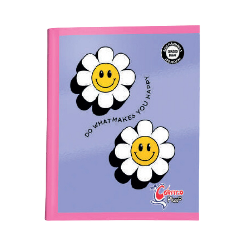 Miniatura: Cuaderno Corsario Plus 160 páginas Doble Raya- Niña