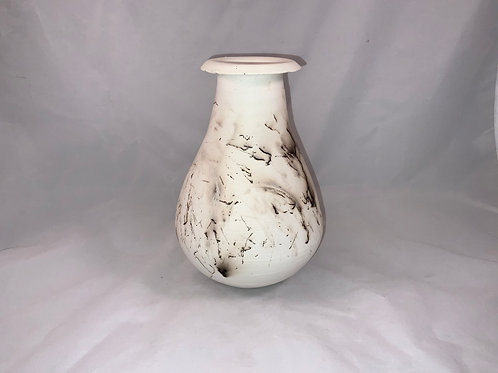 Horse hair Raku vase