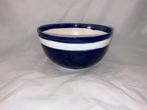 Colbalt blue large bowl
